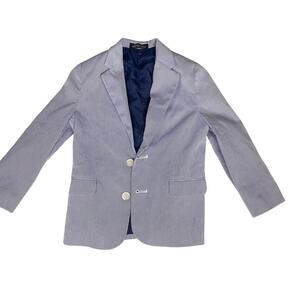 Kids blue and white striped